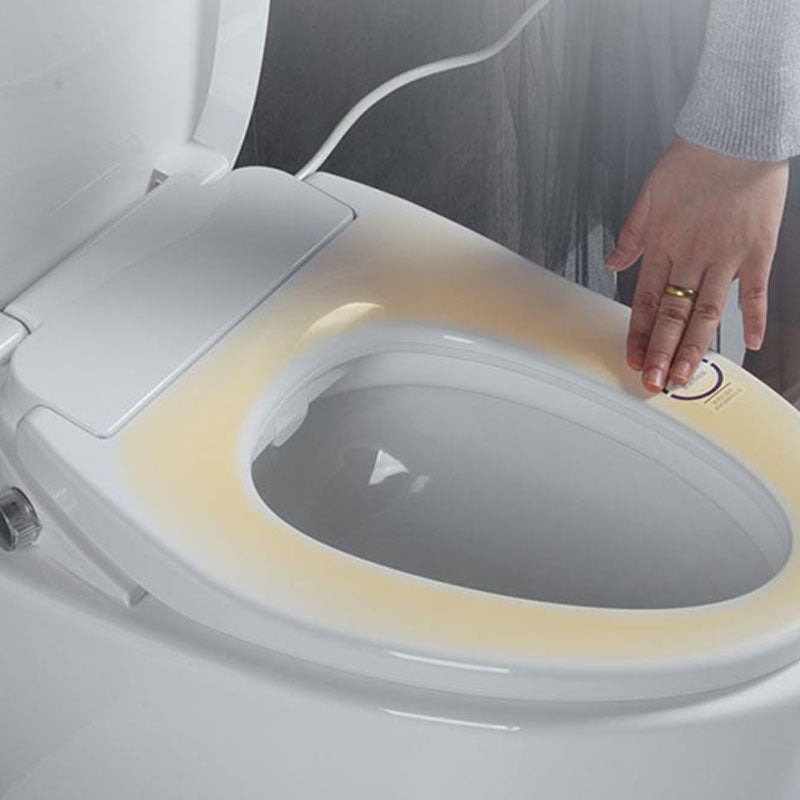 Antimicrobial Smart Wall Mounted Bidet Temperature Control Ceramic Toilet Clearhalo 'Bathroom Remodel & Bathroom Fixtures' 'Bidets' 'Home Improvement' 'home_improvement' 'home_improvement_bidets' 'Toilets & Bidets' 6953023