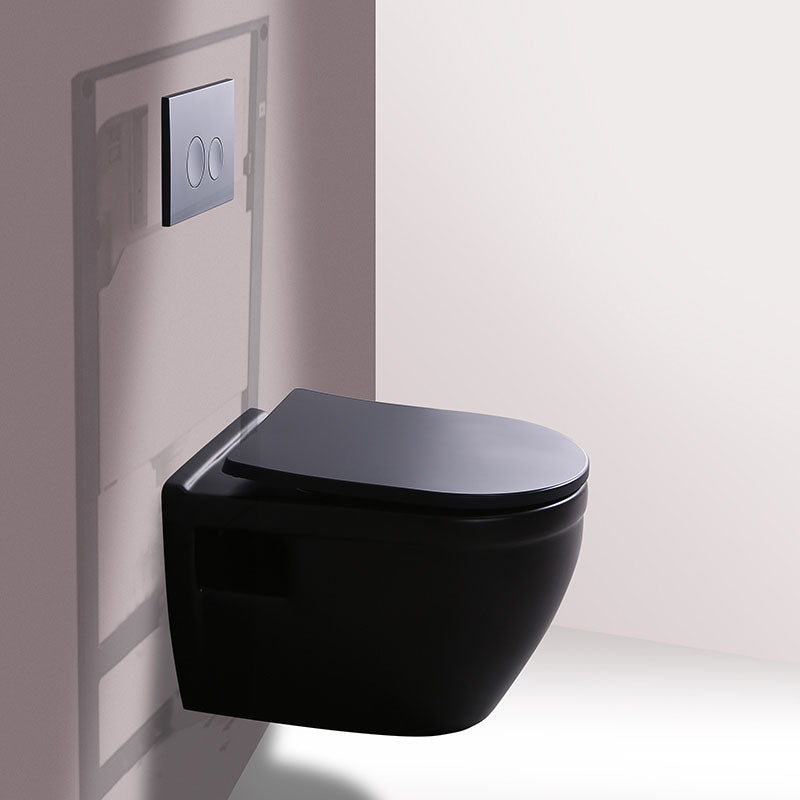 Soft Close Bidet Seat Elongated Wall Mounted Bidet with Bidet And Seat Clearhalo 'Bathroom Remodel & Bathroom Fixtures' 'Bidets' 'Home Improvement' 'home_improvement' 'home_improvement_bidets' 'Toilets & Bidets' 6953029