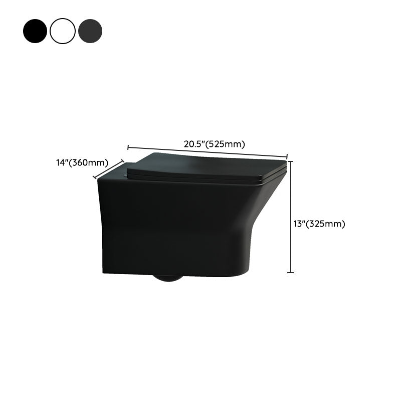 Soft Close Bidet Seat Elongated Wall Mounted Bidet with Bidet And Seat Clearhalo 'Bathroom Remodel & Bathroom Fixtures' 'Bidets' 'Home Improvement' 'home_improvement' 'home_improvement_bidets' 'Toilets & Bidets' 6953042