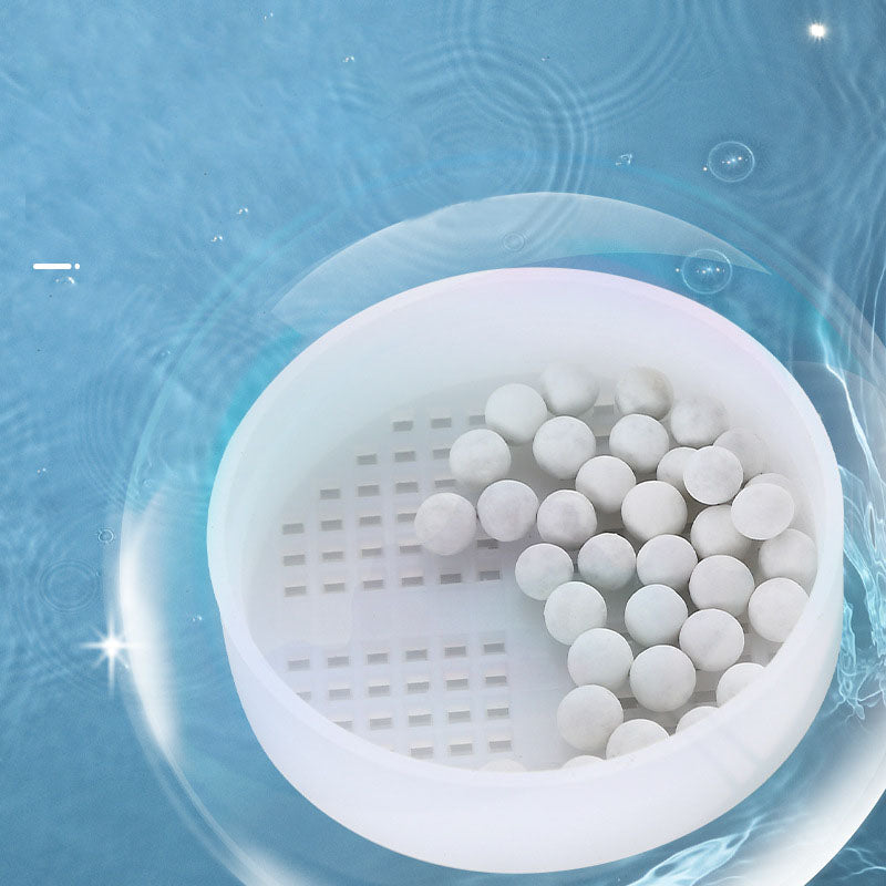 White Round Shower Head Plastic Supercharged Handheld Shower Head Clearhalo 'Bathroom Remodel & Bathroom Fixtures' 'Home Improvement' 'home_improvement' 'home_improvement_shower_heads' 'Shower Heads' 'shower_heads' 'Showers & Bathtubs Plumbing' 'Showers & Bathtubs' 6953329