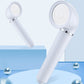 White Round Shower Head Plastic Supercharged Handheld Shower Head Clearhalo 'Bathroom Remodel & Bathroom Fixtures' 'Home Improvement' 'home_improvement' 'home_improvement_shower_heads' 'Shower Heads' 'shower_heads' 'Showers & Bathtubs Plumbing' 'Showers & Bathtubs' 6953332