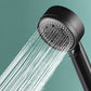 Standard Plastic Shower Head Self-Cleaning Round Handheld Shower Heads Black Clearhalo 'Bathroom Remodel & Bathroom Fixtures' 'Home Improvement' 'home_improvement' 'home_improvement_shower_heads' 'Shower Heads' 'shower_heads' 'Showers & Bathtubs Plumbing' 'Showers & Bathtubs' 6953350
