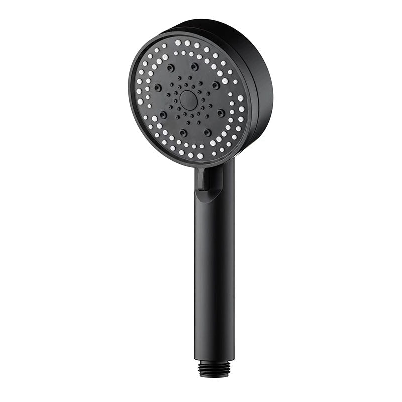Standard Plastic Shower Head Self-Cleaning Round Handheld Shower Heads Black Gray Clearhalo 'Bathroom Remodel & Bathroom Fixtures' 'Home Improvement' 'home_improvement' 'home_improvement_shower_heads' 'Shower Heads' 'shower_heads' 'Showers & Bathtubs Plumbing' 'Showers & Bathtubs' 6953355