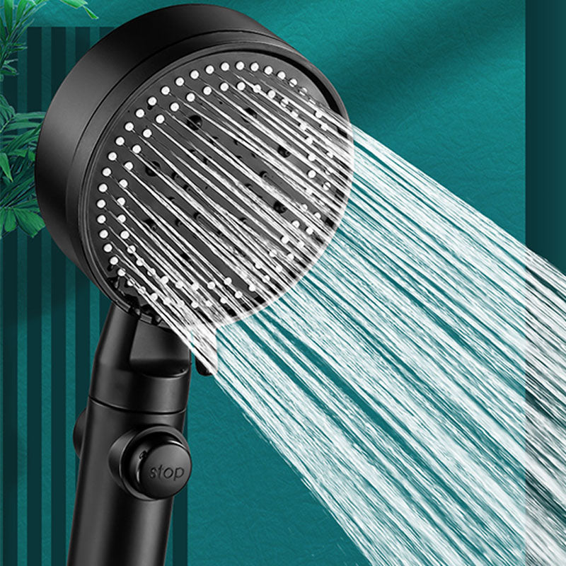 5 Setting Patterns Showerhead Plastic Round Handheld Shower Head Clearhalo 'Bathroom Remodel & Bathroom Fixtures' 'Home Improvement' 'home_improvement' 'home_improvement_shower_heads' 'Shower Heads' 'shower_heads' 'Showers & Bathtubs Plumbing' 'Showers & Bathtubs' 6953362
