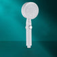5 Setting Patterns Showerhead Plastic Round Handheld Shower Head White Patterned Not Included Hand Shower Clearhalo 'Bathroom Remodel & Bathroom Fixtures' 'Home Improvement' 'home_improvement' 'home_improvement_shower_heads' 'Shower Heads' 'shower_heads' 'Showers & Bathtubs Plumbing' 'Showers & Bathtubs' 6953366