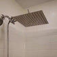 Classic Dual Shower Head Water Efficient Suqare Metal Dual Shower Head Clearhalo 'Bathroom Remodel & Bathroom Fixtures' 'Home Improvement' 'home_improvement' 'home_improvement_shower_heads' 'Shower Heads' 'shower_heads' 'Showers & Bathtubs Plumbing' 'Showers & Bathtubs' 6953396