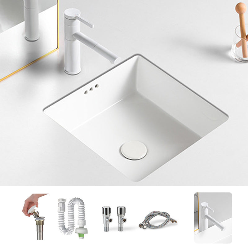 Modern Single Bowl Kitchen Sink Quartz Kitchen Sink with Round Shape 16"L x 16"W x 7"H Sink with Faucet Clearhalo 'Bathroom Remodel & Bathroom Fixtures' 'Bathroom Sinks & Faucet Components' 'Bathroom Sinks' 'bathroom_sink' 'Home Improvement' 'home_improvement' 'home_improvement_bathroom_sink' 6953446