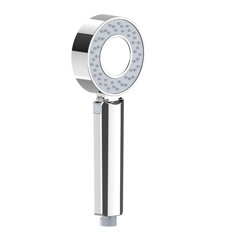 Metal Shower Heads Round Handheld Adjustable Shower Heads with Self-Cleaning Without Filter Element Hand Shower Clearhalo 'Bathroom Remodel & Bathroom Fixtures' 'Home Improvement' 'home_improvement' 'home_improvement_shower_heads' 'Shower Heads' 'shower_heads' 'Showers & Bathtubs Plumbing' 'Showers & Bathtubs' 6953467