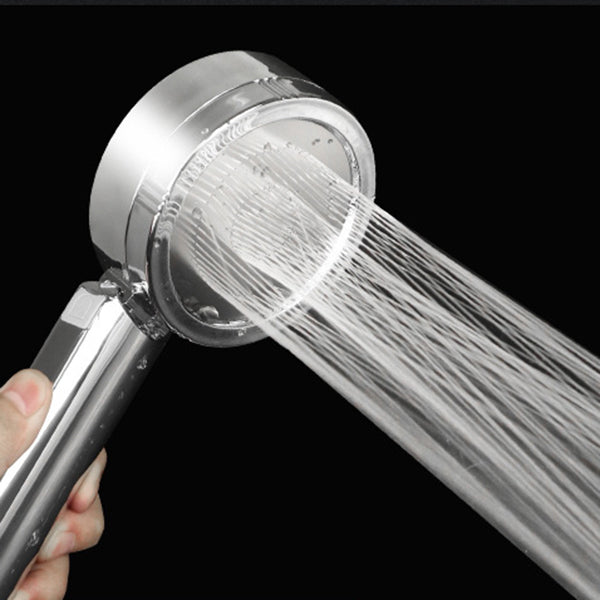 Metal Shower Heads Round Handheld Adjustable Shower Heads with Self-Cleaning Clearhalo 'Bathroom Remodel & Bathroom Fixtures' 'Home Improvement' 'home_improvement' 'home_improvement_shower_heads' 'Shower Heads' 'shower_heads' 'Showers & Bathtubs Plumbing' 'Showers & Bathtubs' 6953475