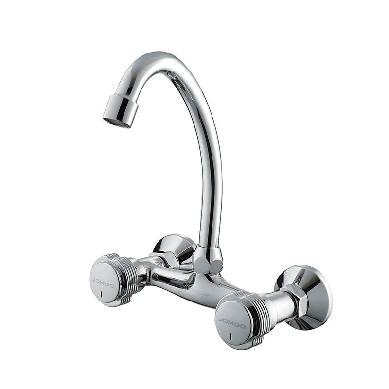 Modern Wall Mounted Spout Bar Faucet Single Lever Low Profile Kitchen Faucet Clearhalo 'Home Improvement' 'home_improvement' 'home_improvement_kitchen_faucets' 'Kitchen Faucets' 'Kitchen Remodel & Kitchen Fixtures' 'Kitchen Sinks & Faucet Components' 'kitchen_faucets' 6957545