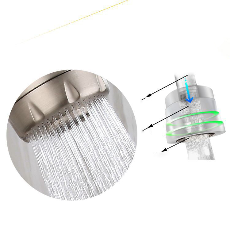 304 Stainless Steel Kitchen Faucet High Arch with Sprayer Bridge Faucets Clearhalo 'Home Improvement' 'home_improvement' 'home_improvement_kitchen_faucets' 'Kitchen Faucets' 'Kitchen Remodel & Kitchen Fixtures' 'Kitchen Sinks & Faucet Components' 'kitchen_faucets' 6957578