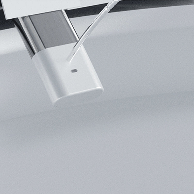 Contemporary One Piece Toilet Bowl Wall Mount Urine Toilet for Bathroom Clearhalo 'Bathroom Remodel & Bathroom Fixtures' 'Home Improvement' 'home_improvement' 'home_improvement_toilets' 'Toilets & Bidets' 'Toilets' 6959624