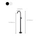 Modern Bathroom Faucet Floor Standing Handheld Shower Head Bathtub Faucet Clearhalo 'Bathroom Remodel & Bathroom Fixtures' 'Bathtub Faucets' 'bathtub_faucets' 'Home Improvement' 'home_improvement' 'home_improvement_bathtub_faucets' 6959689