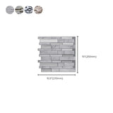 Floor and Wall Tile Kitchen Brick Look Peel and Stick Waterproof Wall Tile Clearhalo 'Flooring 'Home Improvement' 'home_improvement' 'home_improvement_peel_stick_blacksplash' 'Peel & Stick Backsplash Tile' 'peel_stick_blacksplash' 'Walls & Ceilings' Walls and Ceiling' 6959691