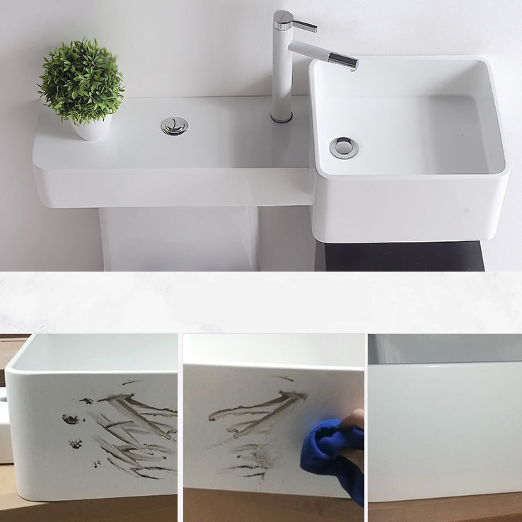 Contemporary Flush Toilet Floor Mount One-Piece Toilet Toilet Bowl Clearhalo 'Bathroom Remodel & Bathroom Fixtures' 'Home Improvement' 'home_improvement' 'home_improvement_toilets' 'Toilets & Bidets' 'Toilets' 6963270