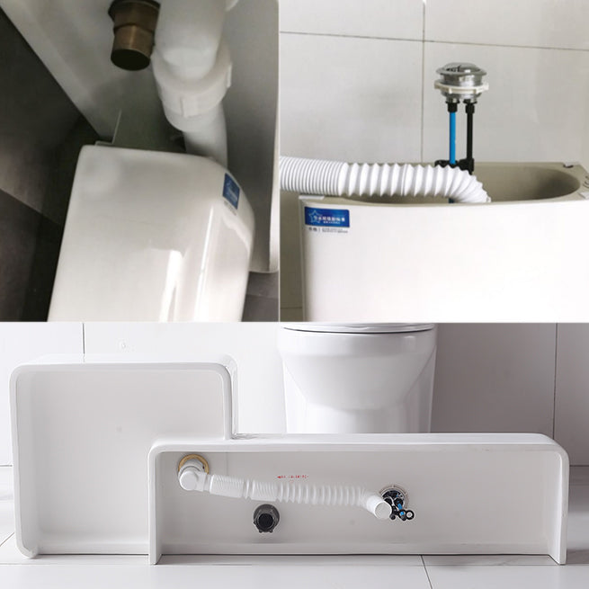 Contemporary Flush Toilet Floor Mount One-Piece Toilet Toilet Bowl Clearhalo 'Bathroom Remodel & Bathroom Fixtures' 'Home Improvement' 'home_improvement' 'home_improvement_toilets' 'Toilets & Bidets' 'Toilets' 6963274