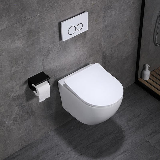 Contemporary 1 Piece Flush Toilet Wall Mount Urine Toilet for Bathroom Clearhalo 'Bathroom Remodel & Bathroom Fixtures' 'Home Improvement' 'home_improvement' 'home_improvement_toilets' 'Toilets & Bidets' 'Toilets' 6963303