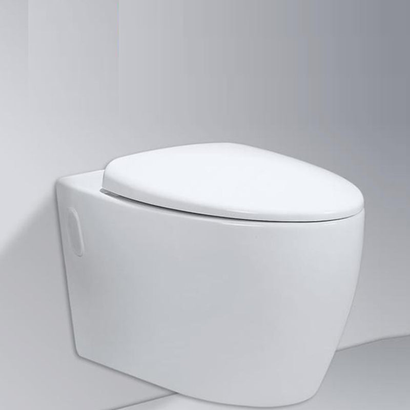 Contemporary 1 Piece Flush Toilet Wall Mount Urine Toilet for Bathroom Clearhalo 'Bathroom Remodel & Bathroom Fixtures' 'Home Improvement' 'home_improvement' 'home_improvement_toilets' 'Toilets & Bidets' 'Toilets' 6963310