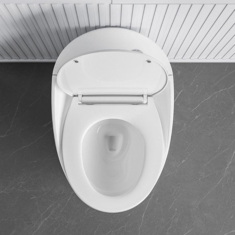 Modern Ceramic Flush Toilet Floor Mounted Urine Toilet with Slow Close Seat for Bathroom UF White 12" Clearhalo 'Bathroom Remodel & Bathroom Fixtures' 'Home Improvement' 'home_improvement' 'home_improvement_toilets' 'Toilets & Bidets' 'Toilets' 6963345