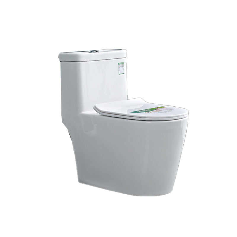 Contemporary 1 Piece Flush Toilet Floor Mounted Urine Toilet (Spray Gun not Included) 15"L x 28"W x 29"H 16" Clearhalo 'Bathroom Remodel & Bathroom Fixtures' 'Home Improvement' 'home_improvement' 'home_improvement_toilets' 'Toilets & Bidets' 'Toilets' 6963357