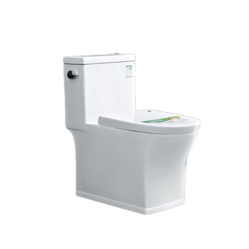 Contemporary 1 Piece Flush Toilet Floor Mounted Urine Toilet (Spray Gun not Included) 15"L x 30"W x 29"H Clearhalo 'Bathroom Remodel & Bathroom Fixtures' 'Home Improvement' 'home_improvement' 'home_improvement_toilets' 'Toilets & Bidets' 'Toilets' 6963359