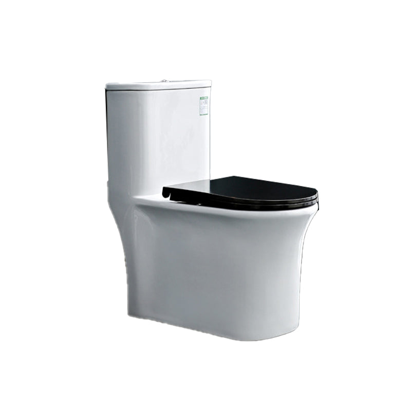 Contemporary 1 Piece Flush Toilet Floor Mounted Urine Toilet (Spray Gun not Included) 16"L x 32"W x 32"H Clearhalo 'Bathroom Remodel & Bathroom Fixtures' 'Home Improvement' 'home_improvement' 'home_improvement_toilets' 'Toilets & Bidets' 'Toilets' 6963362