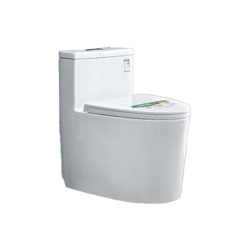 Contemporary 1 Piece Flush Toilet Floor Mounted Urine Toilet (Spray Gun not Included) 17"L x 28"W x 28"H Clearhalo 'Bathroom Remodel & Bathroom Fixtures' 'Home Improvement' 'home_improvement' 'home_improvement_toilets' 'Toilets & Bidets' 'Toilets' 6963365