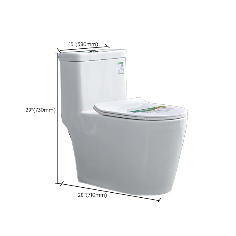 Contemporary 1 Piece Flush Toilet Floor Mounted Urine Toilet (Spray Gun not Included) Clearhalo 'Bathroom Remodel & Bathroom Fixtures' 'Home Improvement' 'home_improvement' 'home_improvement_toilets' 'Toilets & Bidets' 'Toilets' 6963375