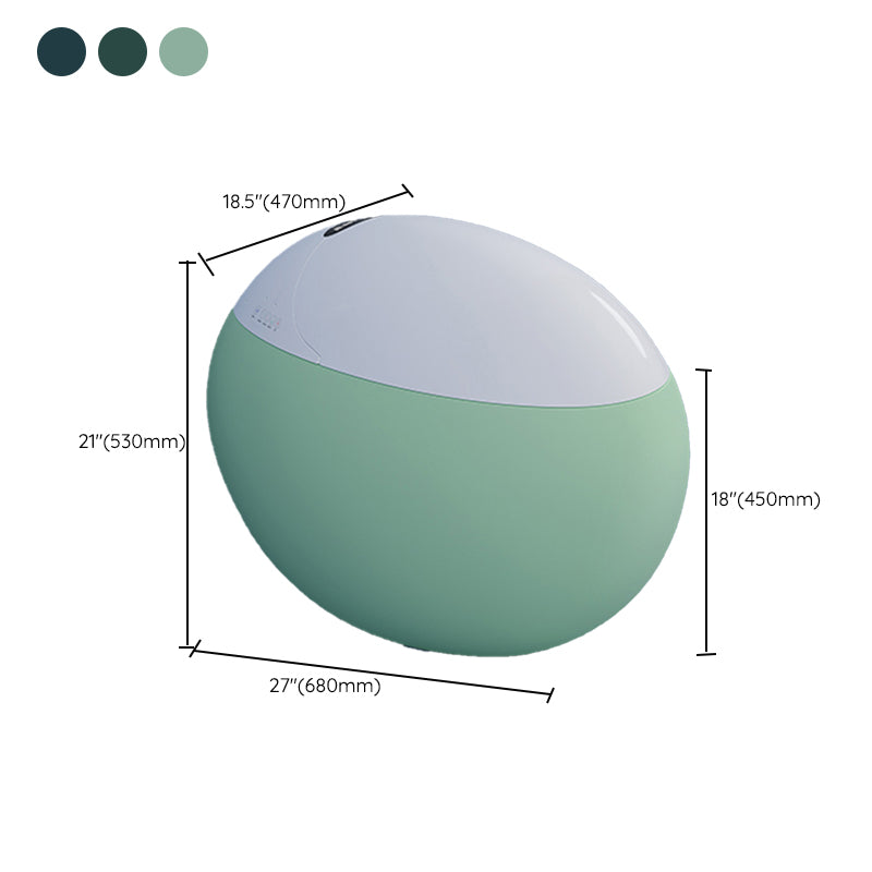 Modern Ceramic Flush Toilet One Piece Toilet Bowl for Bathroom Clearhalo 'Bathroom Remodel & Bathroom Fixtures' 'Home Improvement' 'home_improvement' 'home_improvement_toilets' 'Toilets & Bidets' 'Toilets' 6963403