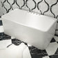 Rectangular Bathtub Soaking Back to Wall Bathtub , 23.62-inch Tall Clearhalo 'Bathroom Remodel & Bathroom Fixtures' 'Bathtubs' 'Home Improvement' 'home_improvement' 'home_improvement_bathtubs' 'Showers & Bathtubs' 6963429