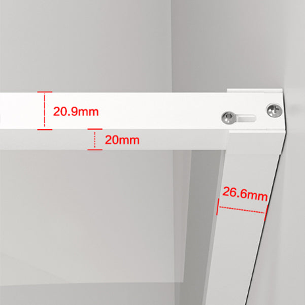 Semi Frameless Shower Bath Door Single Sliding Tempered Shower Doors Clearhalo 'Bathroom Remodel & Bathroom Fixtures' 'Home Improvement' 'home_improvement' 'home_improvement_shower_tub_doors' 'Shower and Tub Doors' 'shower_tub_doors' 'Showers & Bathtubs' 6968256