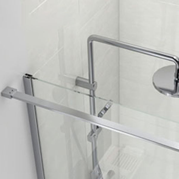 Frameless Transparent Fixed Glass Panel Scratch Resistant Fixed Glass Panel Clearhalo 'Bathroom Remodel & Bathroom Fixtures' 'Home Improvement' 'home_improvement' 'home_improvement_shower_tub_doors' 'Shower and Tub Doors' 'shower_tub_doors' 'Showers & Bathtubs' 6968286
