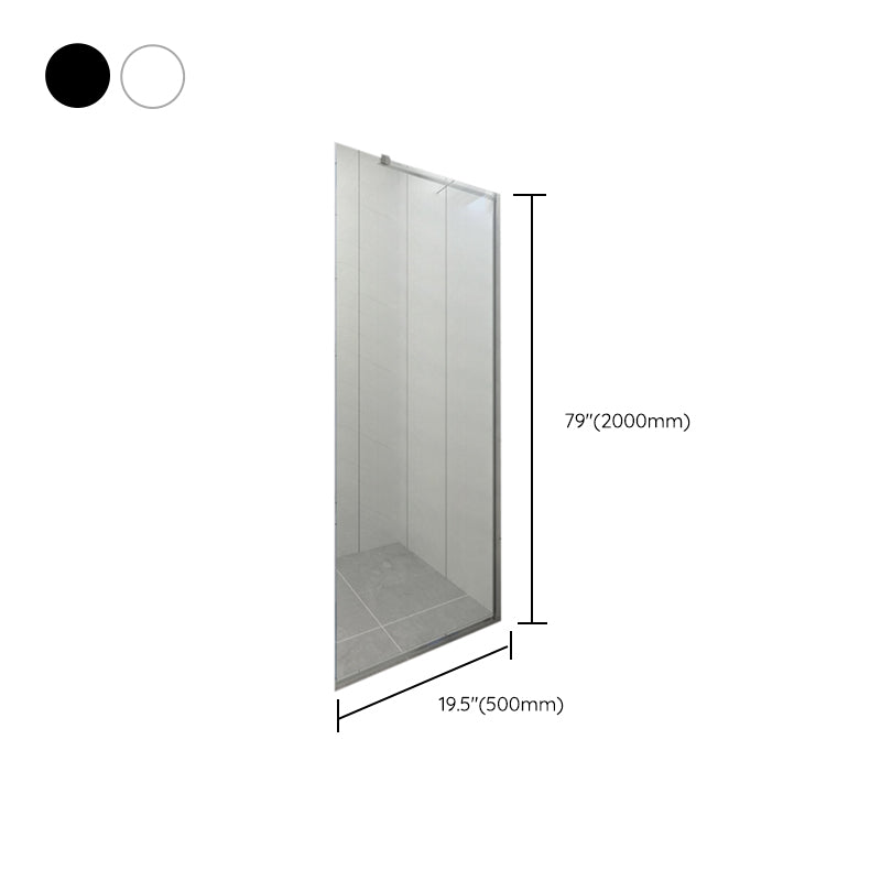 Frameless Transparent Fixed Glass Panel Scratch Resistant Fixed Glass Panel Clearhalo 'Bathroom Remodel & Bathroom Fixtures' 'Home Improvement' 'home_improvement' 'home_improvement_shower_tub_doors' 'Shower and Tub Doors' 'shower_tub_doors' 'Showers & Bathtubs' 6968287