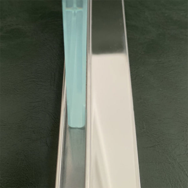 Contemporary Single Fixed Tempered Shower Screen Frameless Transparent Fixed Glass Panel Clearhalo 'Bathroom Remodel & Bathroom Fixtures' 'Home Improvement' 'home_improvement' 'home_improvement_shower_tub_doors' 'Shower and Tub Doors' 'shower_tub_doors' 'Showers & Bathtubs' 6968388