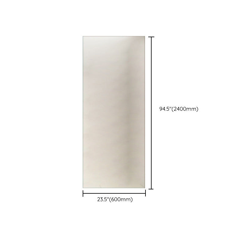 Contemporary Single Fixed Tempered Shower Screen Frameless Transparent Fixed Glass Panel Clearhalo 'Bathroom Remodel & Bathroom Fixtures' 'Home Improvement' 'home_improvement' 'home_improvement_shower_tub_doors' 'Shower and Tub Doors' 'shower_tub_doors' 'Showers & Bathtubs' 6968393