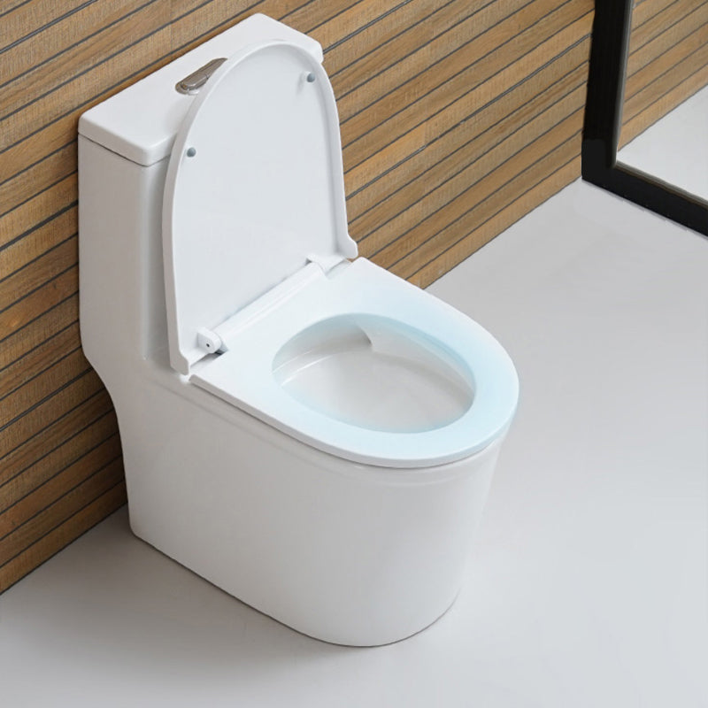 Modern Ceramic Toilet Floor Mounted One Piece Skirted Urine Toilet with Toilet Seat Clearhalo 'Bathroom Remodel & Bathroom Fixtures' 'Home Improvement' 'home_improvement' 'home_improvement_toilets' 'Toilets & Bidets' 'Toilets' 6973981