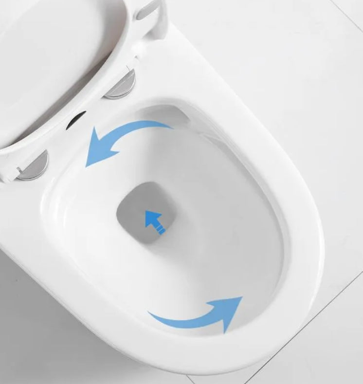 Modern Ceramic Toilet Floor Mounted One Piece Skirted Urine Toilet with Toilet Seat Clearhalo 'Bathroom Remodel & Bathroom Fixtures' 'Home Improvement' 'home_improvement' 'home_improvement_toilets' 'Toilets & Bidets' 'Toilets' 6973986