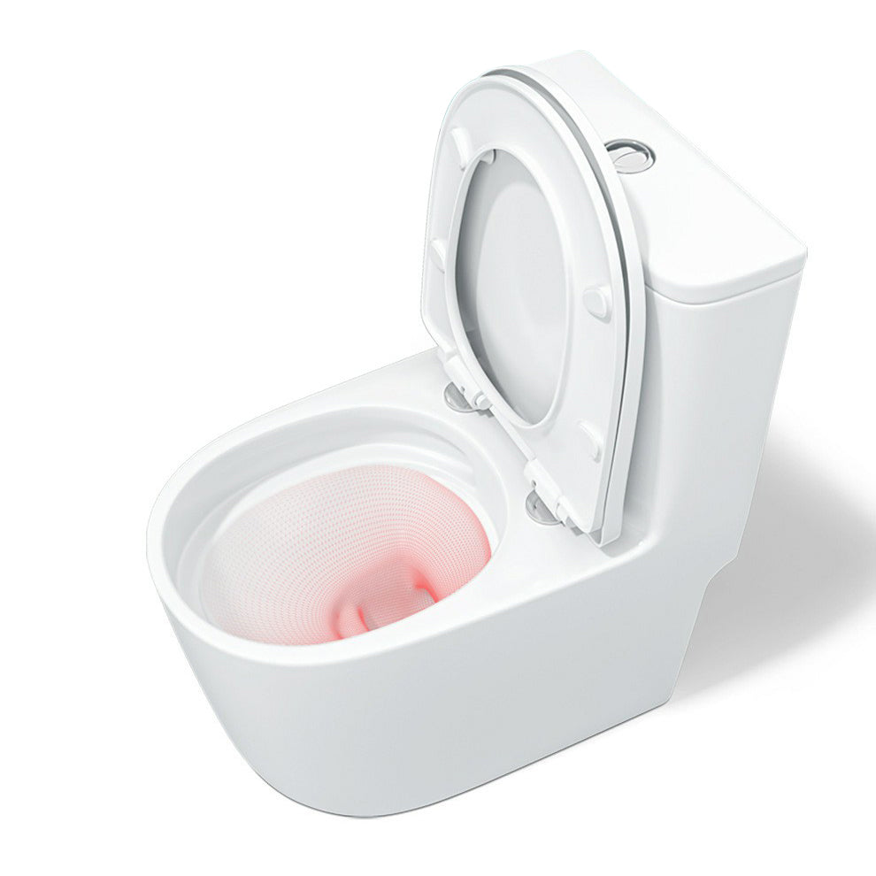 Modern Ceramic Toilet Floor Mounted One Piece Skirted Urine Toilet with Toilet Seat Clearhalo 'Bathroom Remodel & Bathroom Fixtures' 'Home Improvement' 'home_improvement' 'home_improvement_toilets' 'Toilets & Bidets' 'Toilets' 6973988