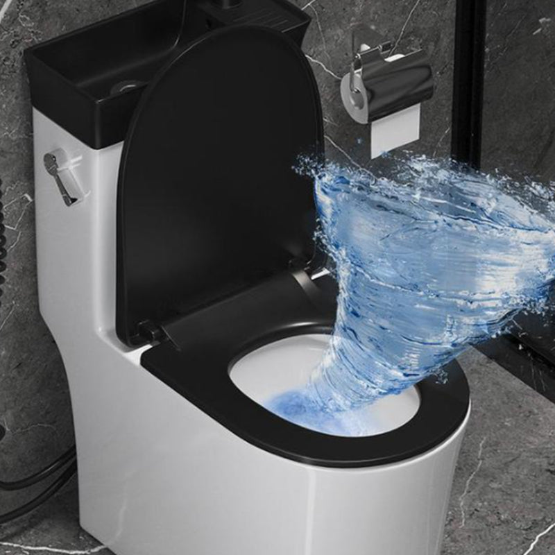 Contemporary One Piece Toilet Bowl Seat Included Urine Toilet for Bathroom Clearhalo 'Bathroom Remodel & Bathroom Fixtures' 'Home Improvement' 'home_improvement' 'home_improvement_toilets' 'Toilets & Bidets' 'Toilets' 6974001