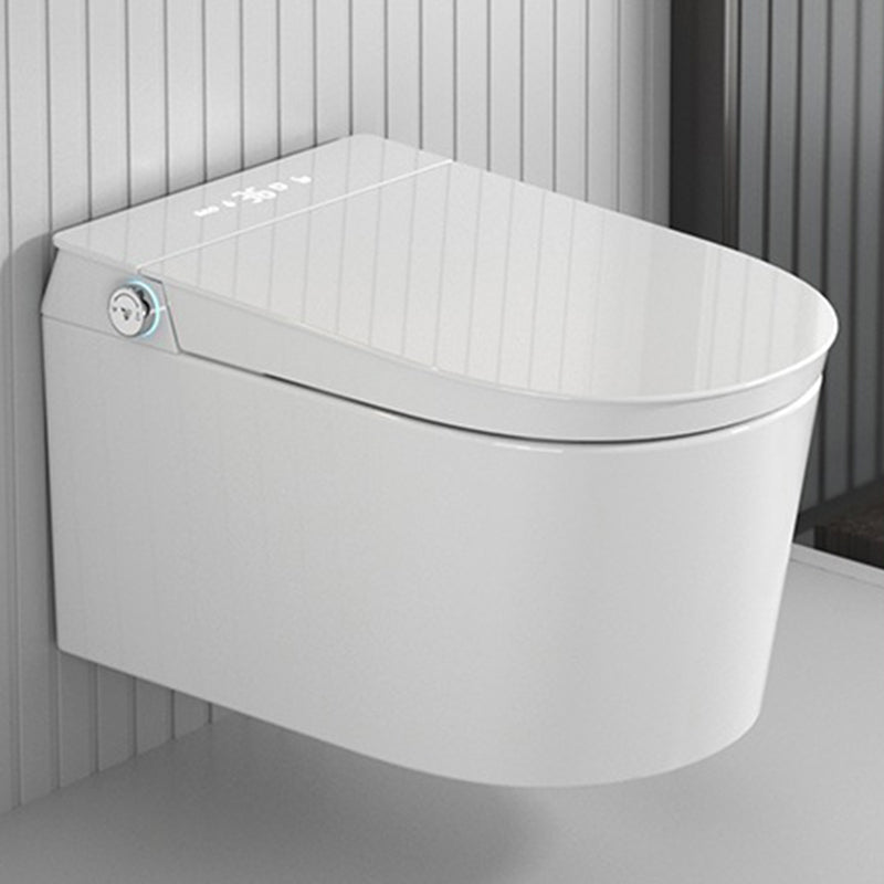 Contemporary One Piece Flush Toilet Wall Mount Urine Toilet for Washroom White Clearhalo 'Bathroom Remodel & Bathroom Fixtures' 'Home Improvement' 'home_improvement' 'home_improvement_toilets' 'Toilets & Bidets' 'Toilets' 6974067
