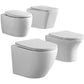 Contemporary All-In-One Flush Toilet Wall Mount Porcelain Urine Toilet Clearhalo 'Bathroom Remodel & Bathroom Fixtures' 'Home Improvement' 'home_improvement' 'home_improvement_toilets' 'Toilets & Bidets' 'Toilets' 6974087