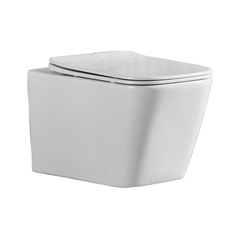 Contemporary All-In-One Flush Toilet Wall Mount Porcelain Urine Toilet Clearhalo 'Bathroom Remodel & Bathroom Fixtures' 'Home Improvement' 'home_improvement' 'home_improvement_toilets' 'Toilets & Bidets' 'Toilets' 6974094