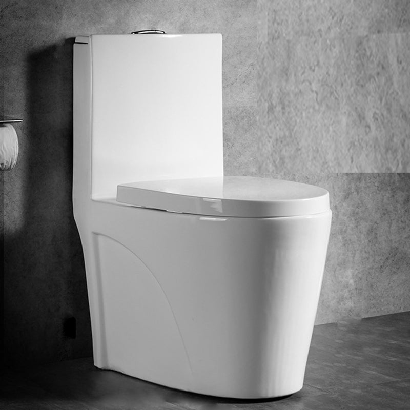 Traditional 1 Piece Flush Toilet Floor Mount Urine Toilet with Seat for Washroom 13"L x 27"W x 31"H Clearhalo 'Bathroom Remodel & Bathroom Fixtures' 'Home Improvement' 'home_improvement' 'home_improvement_toilets' 'Toilets & Bidets' 'Toilets' 6974146