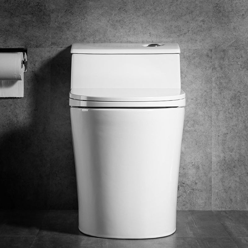 Traditional 1 Piece Flush Toilet Floor Mount Urine Toilet with Seat for Washroom Clearhalo 'Bathroom Remodel & Bathroom Fixtures' 'Home Improvement' 'home_improvement' 'home_improvement_toilets' 'Toilets & Bidets' 'Toilets' 6974151