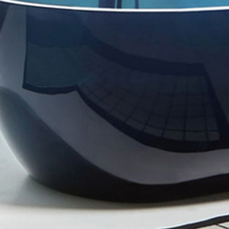 Acrylic Oval Freestanding Bath Modern 22.04-inch Tall Soaking Bathtub Clearhalo &#39;Bathroom Remodel &amp; Bathroom Fixtures&#39; &#39;Bathtubs&#39; &#39;Home Improvement&#39; &#39;home_improvement&#39; &#39;home_improvement_bathtubs&#39; &#39;Showers &amp; Bathtubs&#39; 6974974