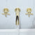 Traditioal Brass Roman Tub Faucet with 2 Cross Handles Tub Faucet Gold Straight Clearhalo 'Bathroom Remodel & Bathroom Fixtures' 'Bathroom Sink Faucets' 'Bathroom Sinks & Faucet Components' 'bathroom_sink_faucets' 'Home Improvement' 'home_improvement' 'home_improvement_bathroom_sink_faucets' 6976568