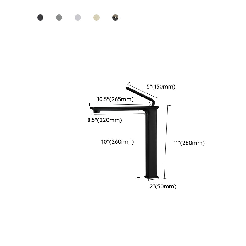 Modern Basin Lavatory Faucet Single Handle Low Arc Bathroom Faucet Clearhalo 'Bathroom Remodel & Bathroom Fixtures' 'Bathroom Sink Faucets' 'Bathroom Sinks & Faucet Components' 'bathroom_sink_faucets' 'Home Improvement' 'home_improvement' 'home_improvement_bathroom_sink_faucets' 6977730