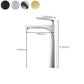 Modern Brass Bathroom Sink Faucet Lever Handles Sink Faucet with 1 Hole Clearhalo 'Bathroom Remodel & Bathroom Fixtures' 'Bathroom Sink Faucets' 'Bathroom Sinks & Faucet Components' 'bathroom_sink_faucets' 'Home Improvement' 'home_improvement' 'home_improvement_bathroom_sink_faucets' 6977753