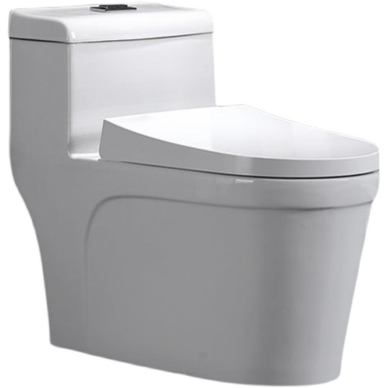 Contemporary One Piece Flush Toilet Floor Mounted White Urine Toilet for Washroom Clearhalo 'Bathroom Remodel & Bathroom Fixtures' 'Home Improvement' 'home_improvement' 'home_improvement_toilets' 'Toilets & Bidets' 'Toilets' 6980486