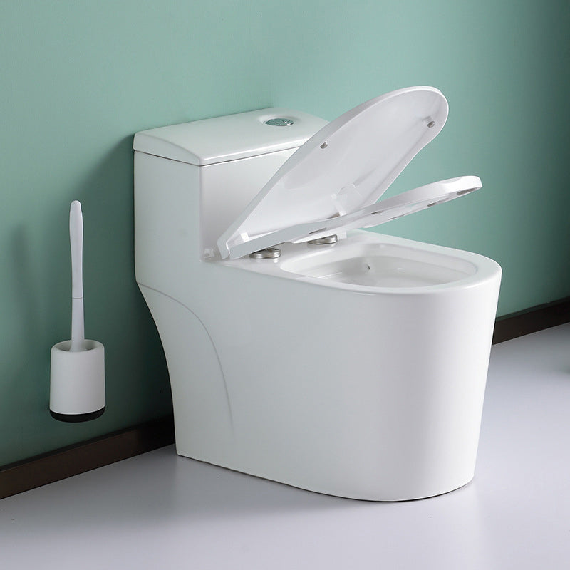 Traditional Ceramic Flush Toilet Seat Included Urine Toilet for Bathroom 15"L x 28"W x 25"H 12" Clearhalo 'Bathroom Remodel & Bathroom Fixtures' 'Home Improvement' 'home_improvement' 'home_improvement_toilets' 'Toilets & Bidets' 'Toilets' 6980526